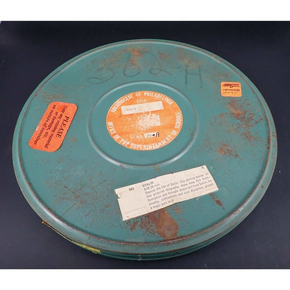 Vintage 16mm Film STALIN Biography Series Commentary by Mike Wallace AS IS